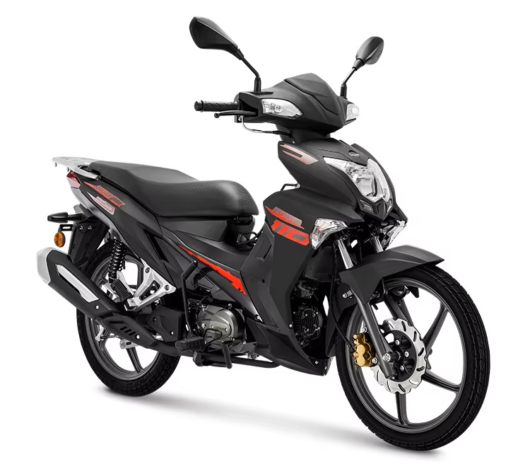 Motorcycle in workshop